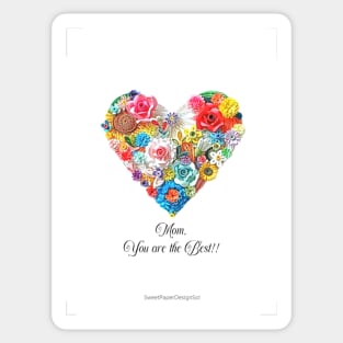 Art Print/Original Art by Hyunah Yi/Printed Mother&amp;amp;#39;s day card Sticker